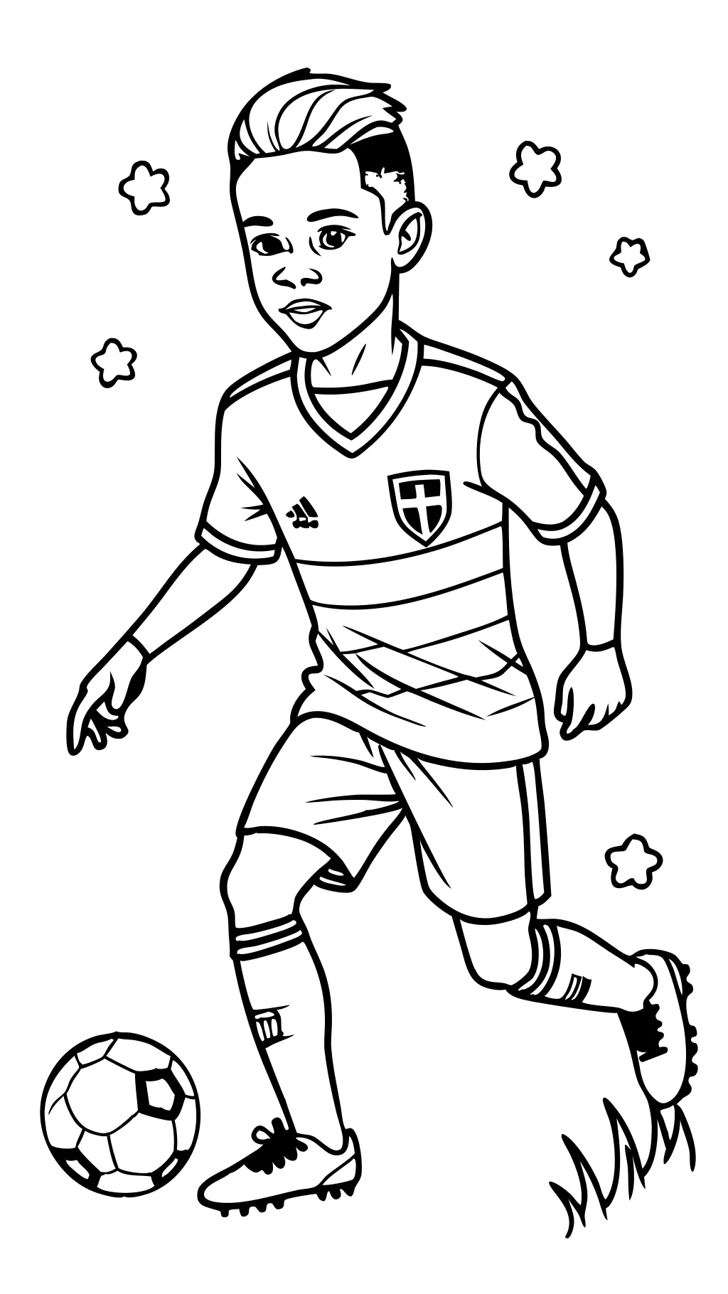 neymar coloring pages